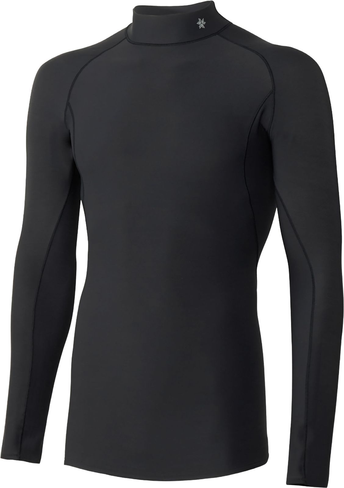 シースリーフィット C3fit KODENSHI WARM HIGH NECK LONG SLEEVES インナー アンダー ウェア 長袖 メンズ 男性 大人 着圧 保温 吸汗速乾 ストレッチ GC65302 BK BLACK