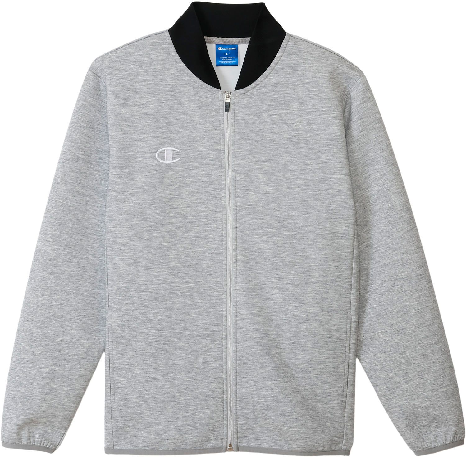 チャンピオン Champion ZIP JACKET メンズ レディース アウター ジップジャケット シンプル チーム スポーティー 保温 トレーニング ストレッチ素材 C 3-BS 111 3 BS 090 ブラック
