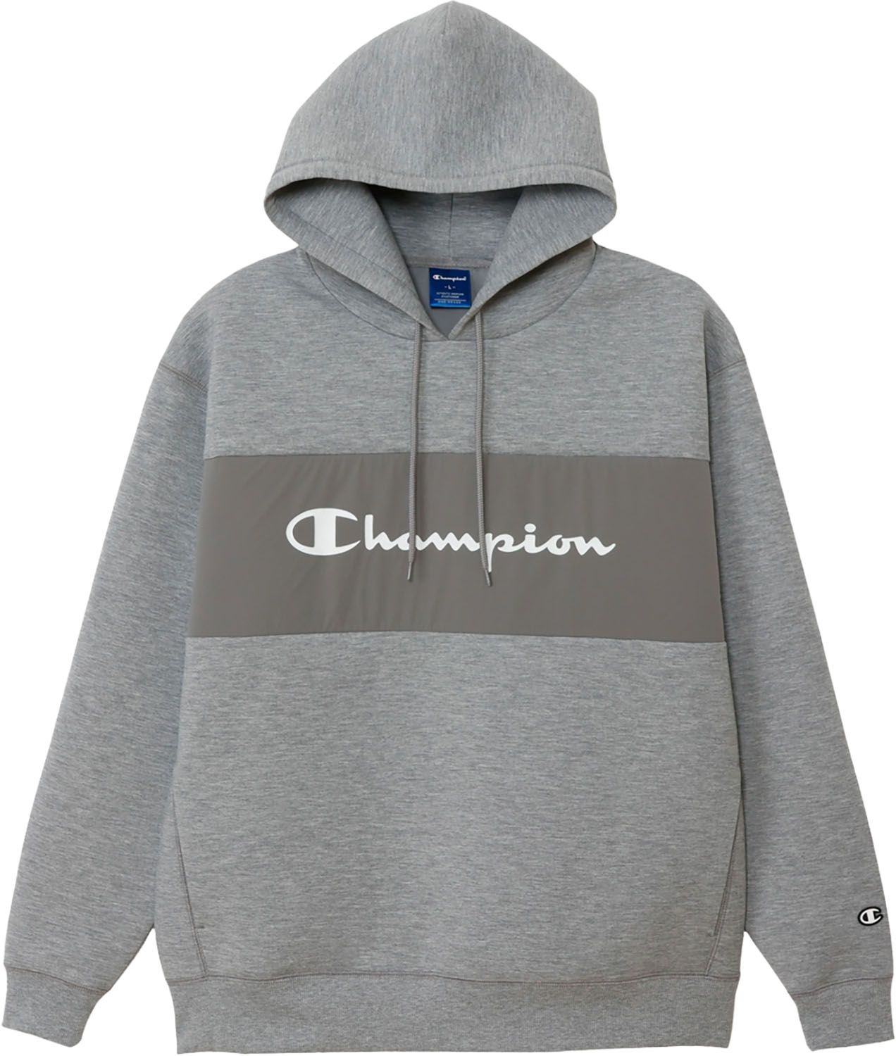 チャンピオン Champion TW 3LS HOODED SWEATSHIRT メンズ スウェットシャツ フーディー パーカー バスケットボール 通気性 ストレッチ 保温性 軽量 C3CS110 070 オックスフォードグレー