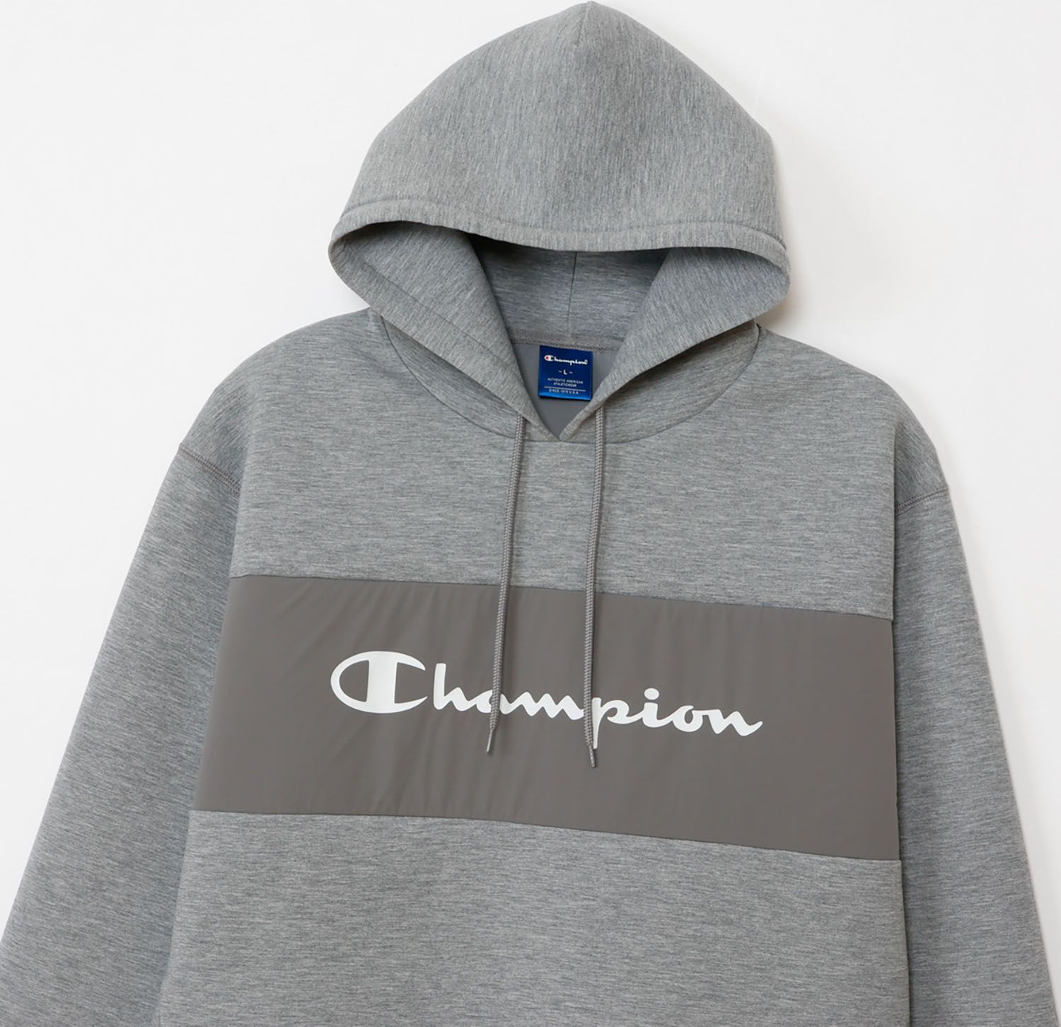 チャンピオン Champion TW 3 LS HOODED メンズ スウェットシャツ フーディー パーカー バスケットボール 通気性 ストレッチ 保温性 軽量 C CS 110 791 グレージュ トレーニング エクササイズ器具