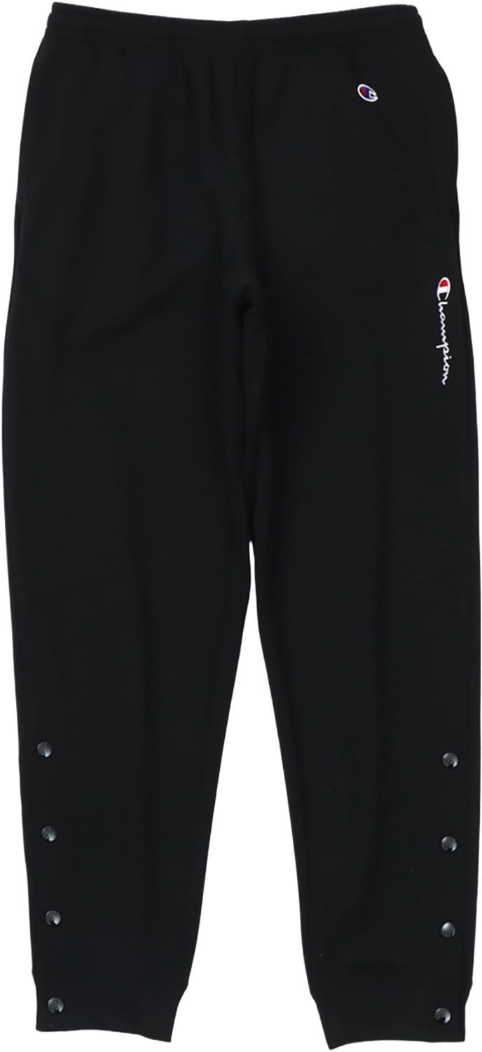 チャンピオン Champion バスケット SWEATPANTS メンズ スウェットパンツ バスケットボール ストレッチ 速乾 裏毛 吸汗速乾 両裾ボタン セットアップ ロゴ 長ズボン ボトムス C3CB212 090 ブラック