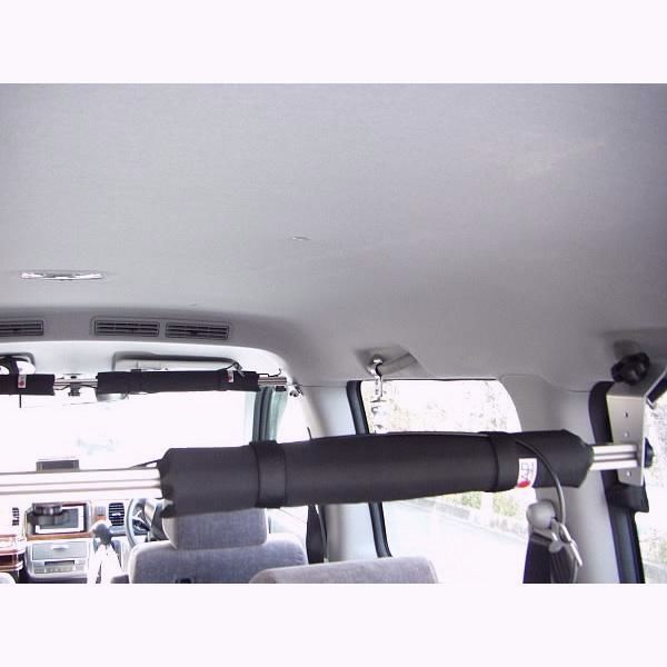 送料無料 CAPキット ホンダ ステップワゴン 型式RF3からRF8 車内キャリア2本セット 中積み ラック サーフボード スノーボード 脚立 インテリアバー ロッドホルダー