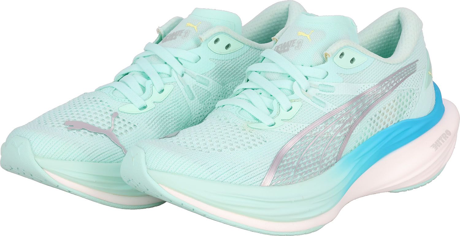 プーマ PUMA ディヴィエイト ニトロ 3 ウィメンズ MINTMELT SPEEDBLUE