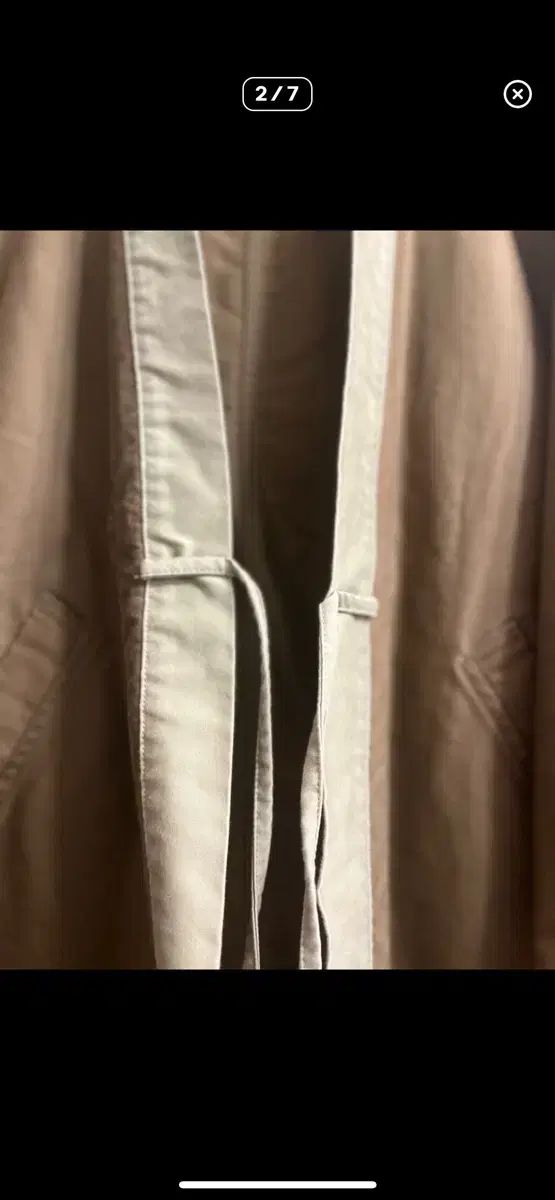 ユナイテッド アロー - ソンズ トミーシャツ 変形 ガウン コート XS