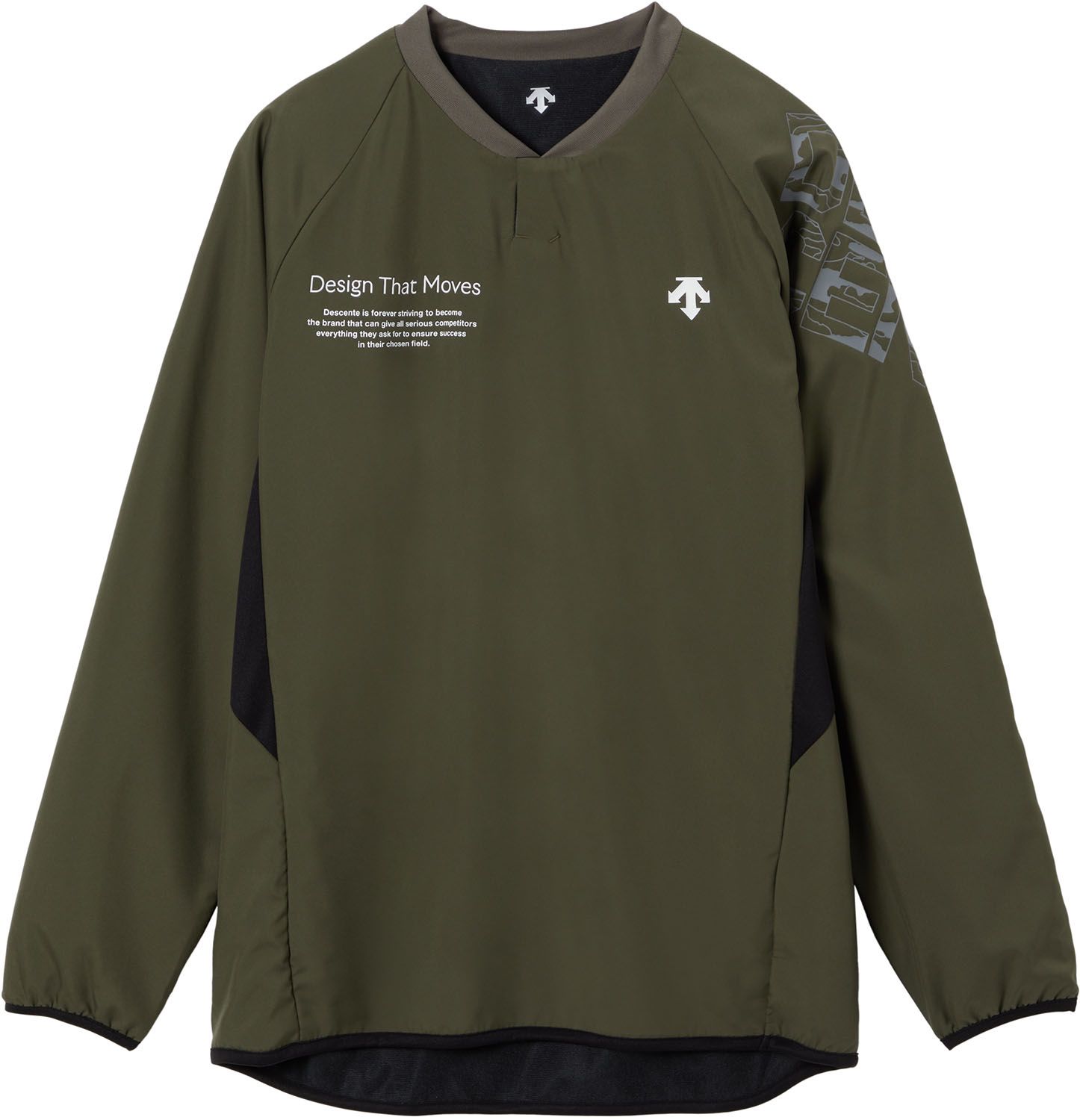 デサント バレーボール ウォーマージャケット BK 00 ブラック