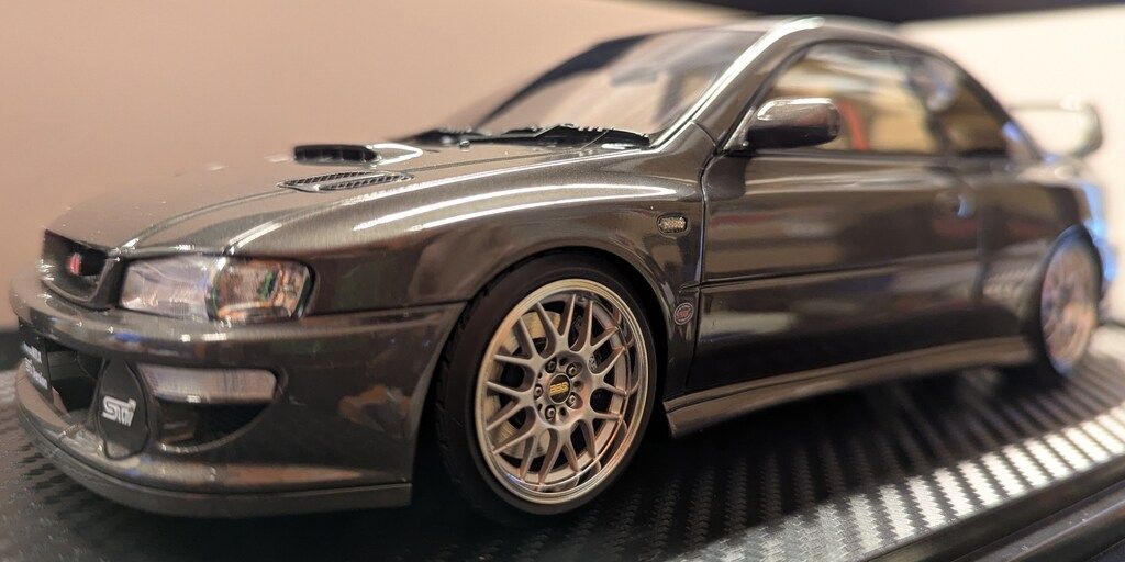 ignition model 1|18 SUBARU Impreza WRX Type R STi Version V GC8 Gun Metallic