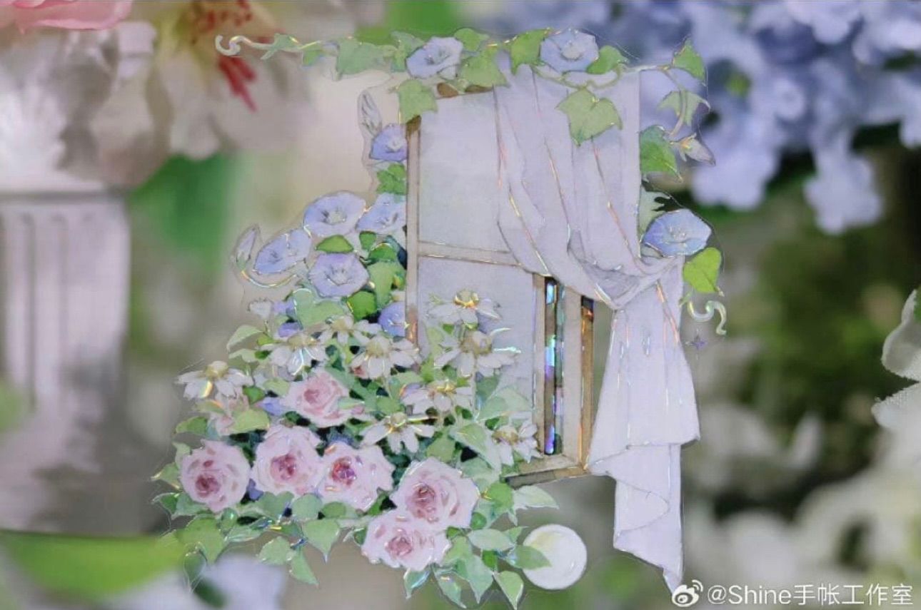 贝壳光 7cm×10m 芳菲漫舞 海外マスキングテープ 海外マステ 庭 - メルカリ