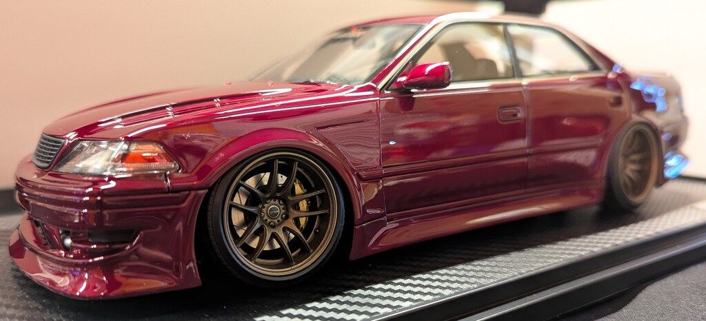 ignition model 1|18 VERTEX JZX100 MARK-II Red Metallic