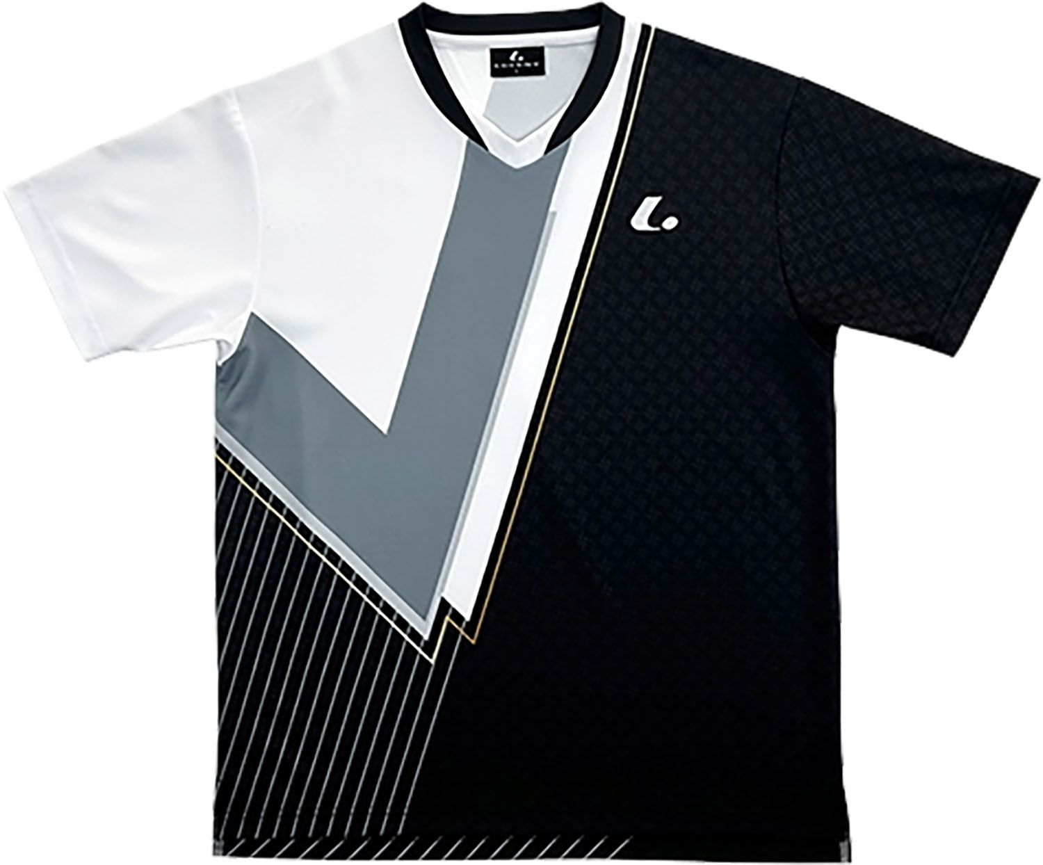 ルーセント LUCENT テニス UNI ゲームシャツ 襟なし XLH3620 ホワイト