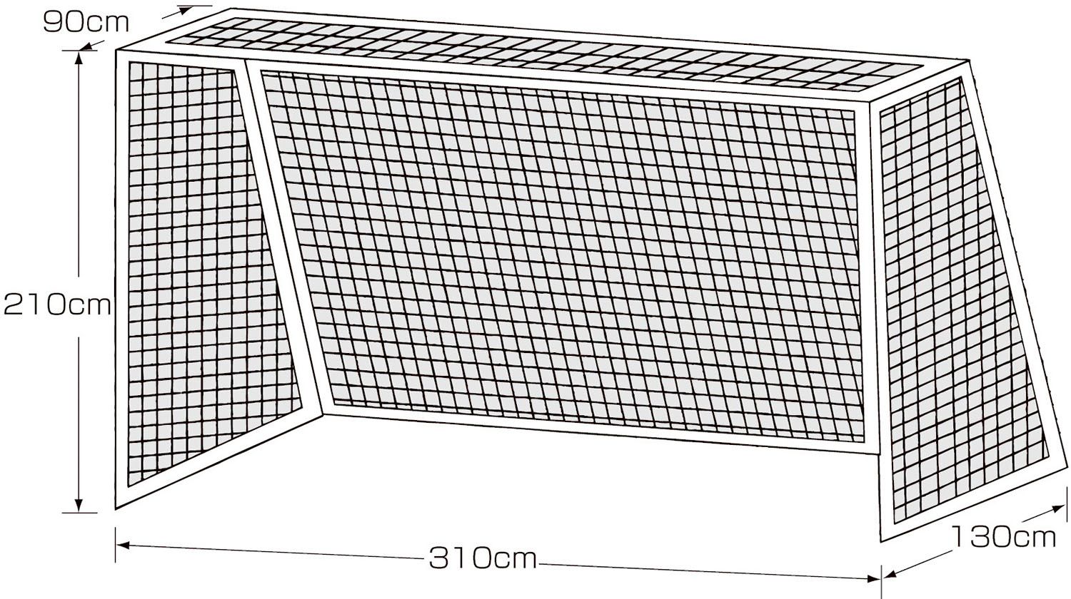 カネヤ KANEYA フットサル フットサルネット T120 K5115 白