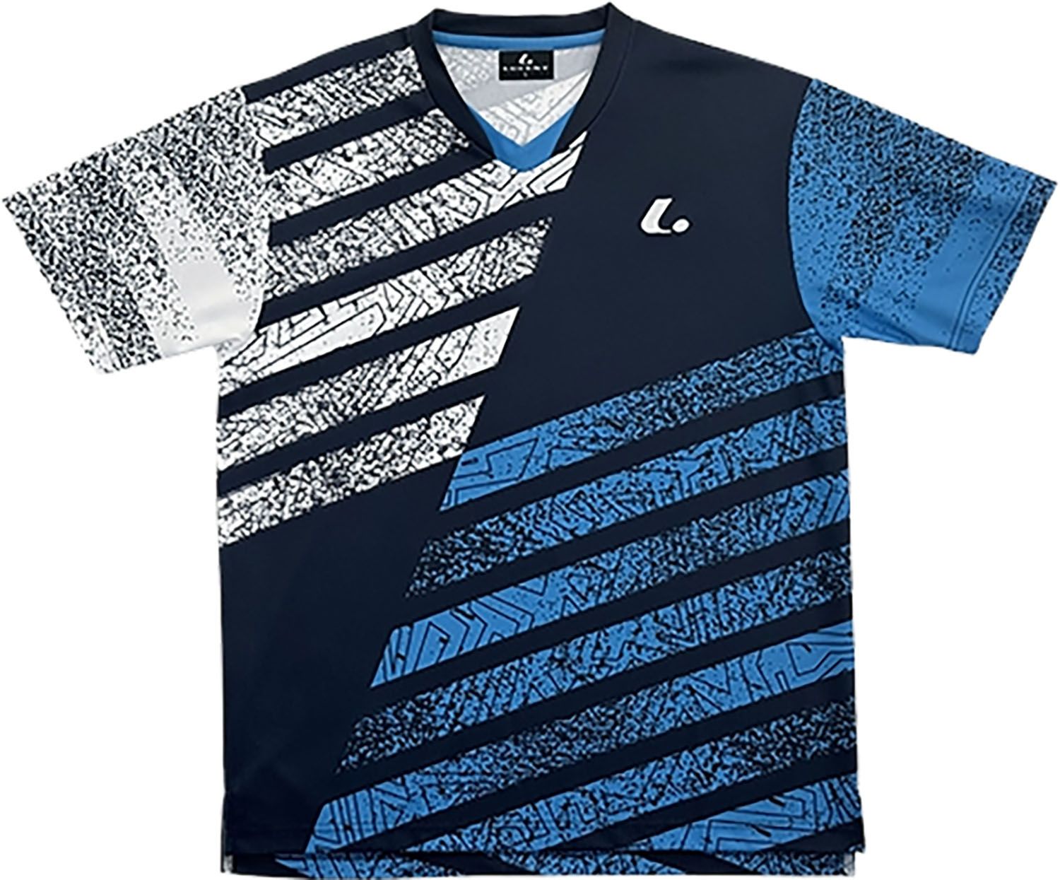 ルーセント LUCENT テニス UNI ゲームシャツ 襟なし XLH3636 ネイビー