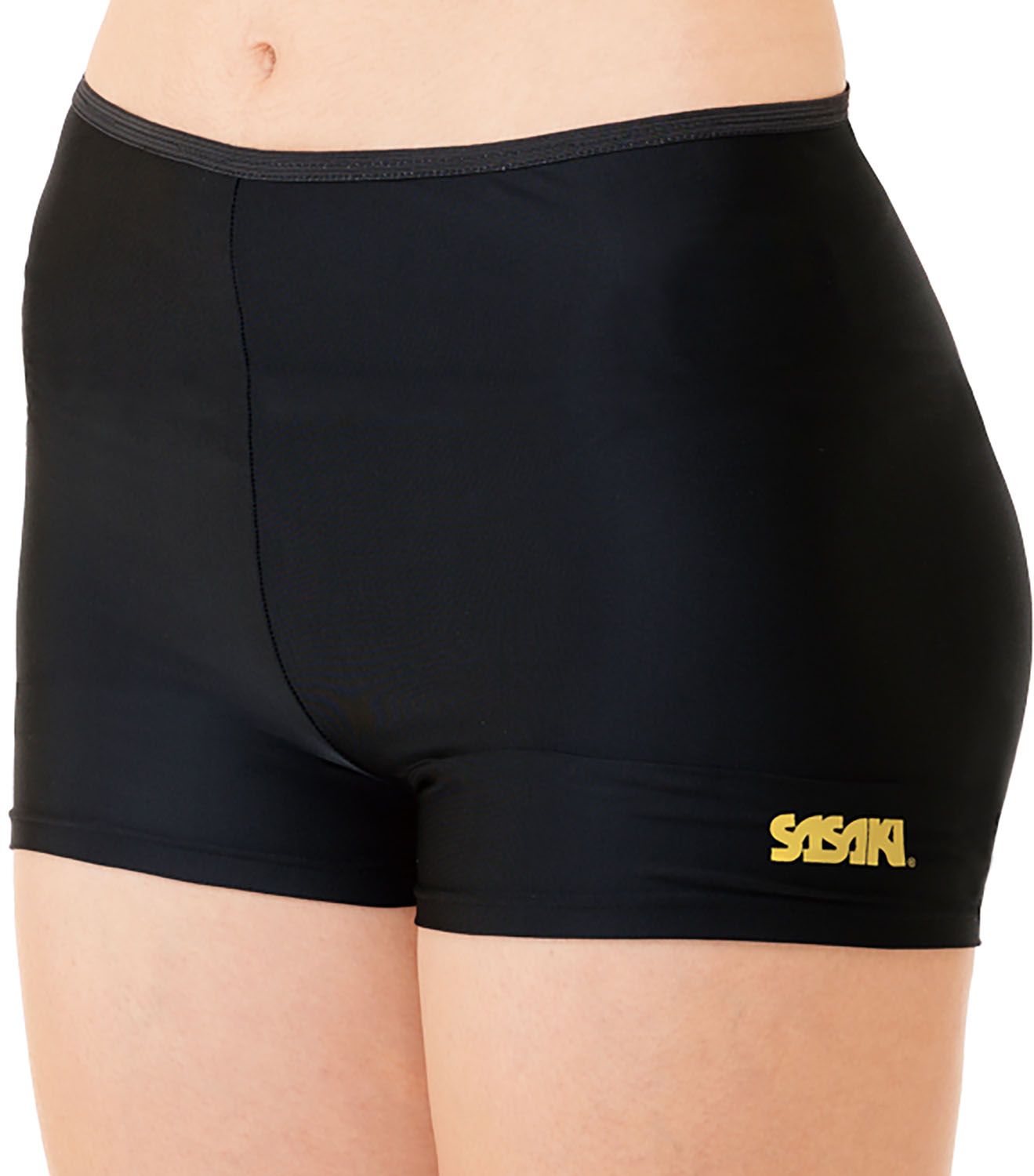  ササキ SASAKI 新体操 インナースパッツ 1.5分丈   SG1231H B ブラック タイツ