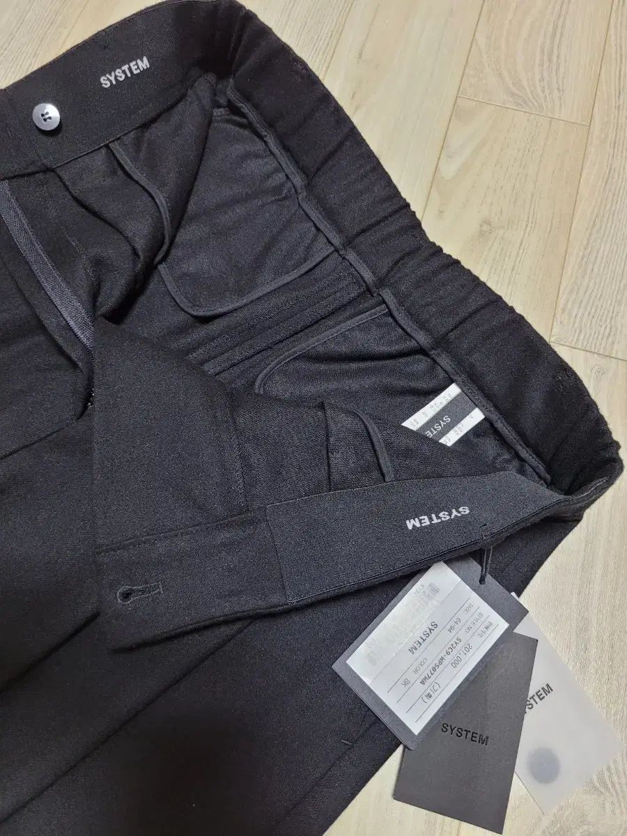 SYSTEM カシミア ワイド パンツ ブラック 55 The HANDSOME DECORATOM_COM_BR