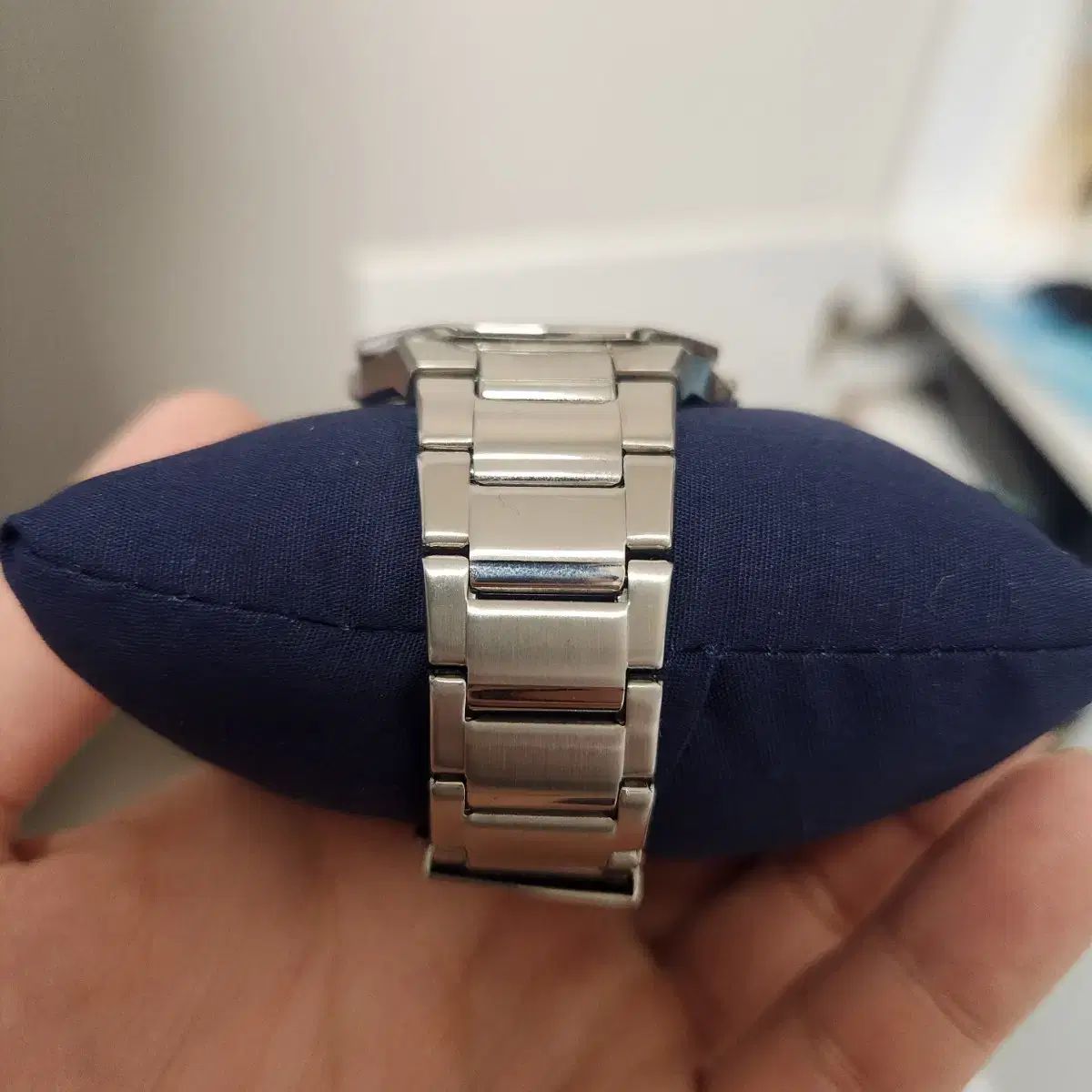  状態s級|フルセット カシオ エアルオーク 緑版 金属ベルト 時計