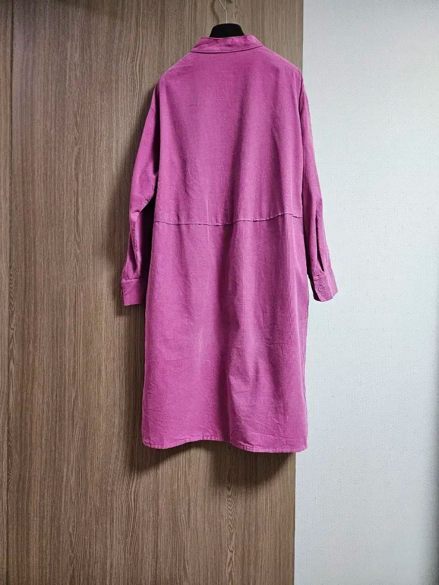 BENETTON ベネトン ビビッド コーデュロイ ブラウス ロング丈