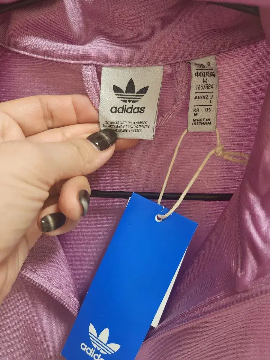 アディダス 3本線 トラックジャージ ジャージ ライトパープル