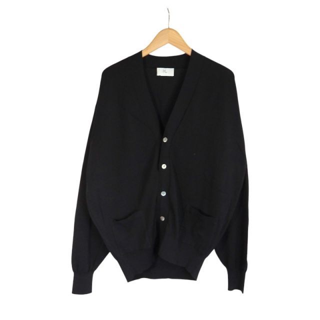 HERILL SUVINCOTTON TWIST CARDIGAN BLACK サイズ2 ヘリル スビン