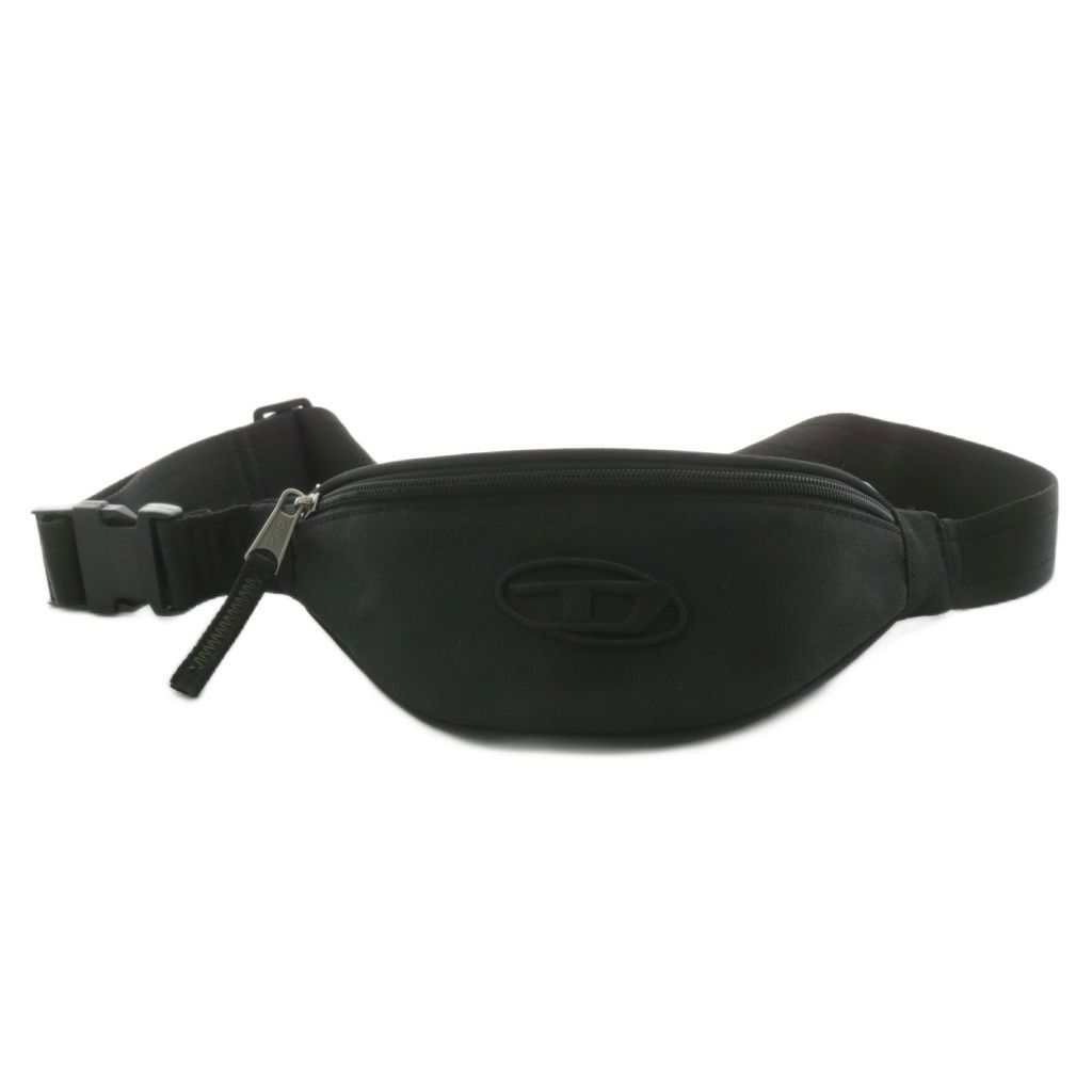 ディーゼル DIESEL ウエストポーチ ボディバッグ ロゴ 刺繍 黒 ブラック AN34