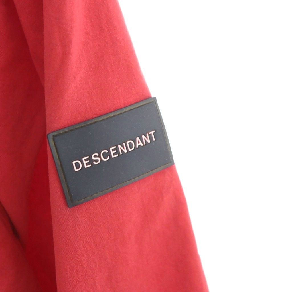 ディセンダント DESCENDANT コーチジャケット ロゴ ナイロン 2 赤 レッド |AN43 AA KANDAIZUMI_COM