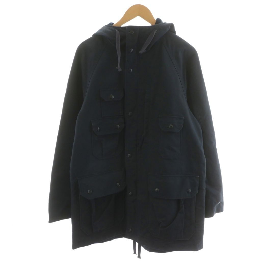 エンジニアードガーメンツ Engineered Garments 18AW Field Parka Nyco Ripstop ジャケット フード コットン アウター S 紺 ネイビー XS308O |AN13 AA