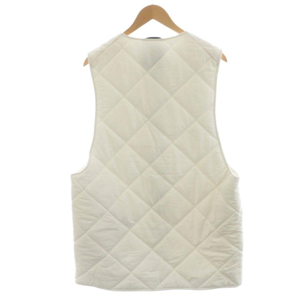 ラベンハム LAVENHAM L ECHOPPE別注 英国製 Big Quilt Gillet 中綿ベスト キルティング ナイロン アウター L 白 ホワイト SLJ40121 |AN34 AA