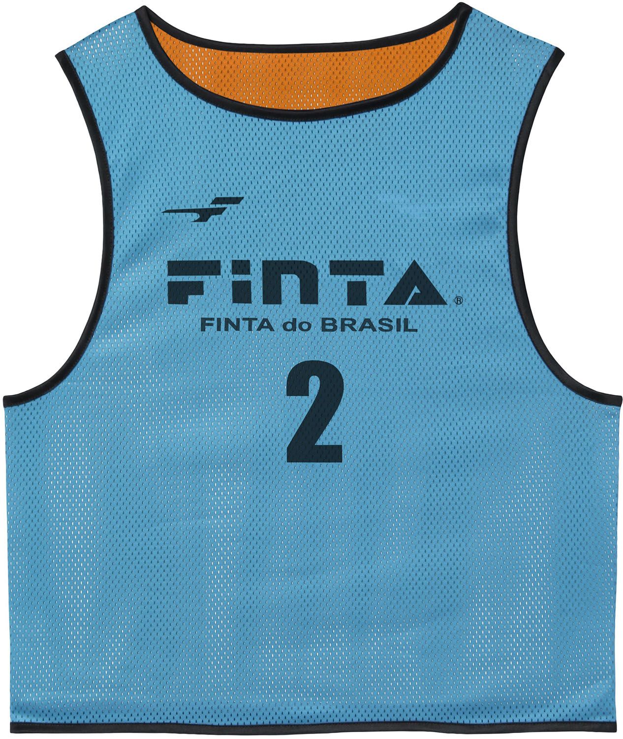 フィンタ FINTA サッカー 昇華リバーシブルビブス 10 枚セット FT3529 2261 サックスXオレンジ