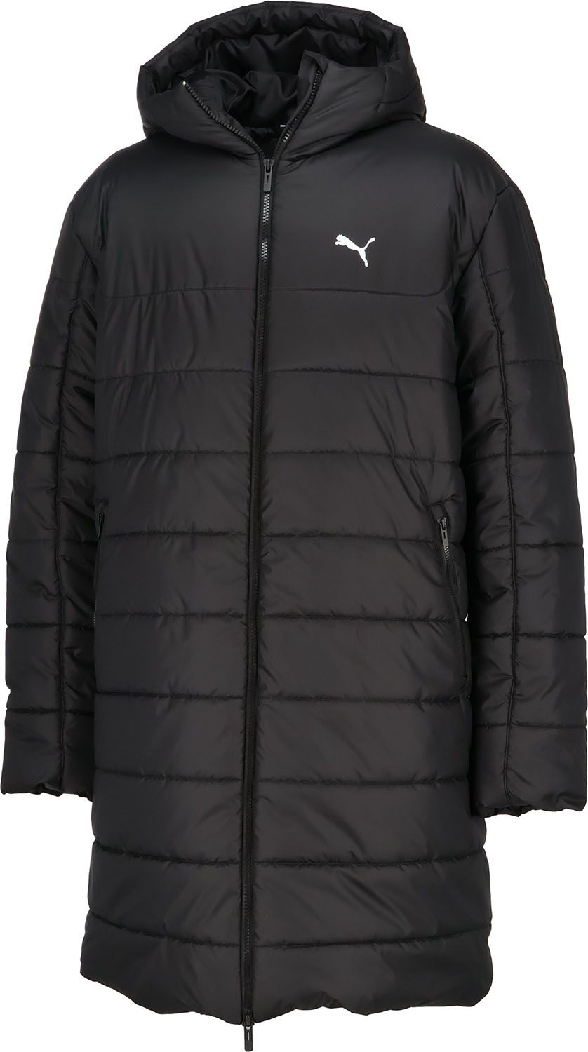 プーマ PUMA ESS フーデッド パデッド パーカー コート ジャケット アウター ジャンパー 上着 フード メンズ 男性 大人 防寒 機能素材 デイリー ロゴ ワンポイント 690926 01 PUMABLACK