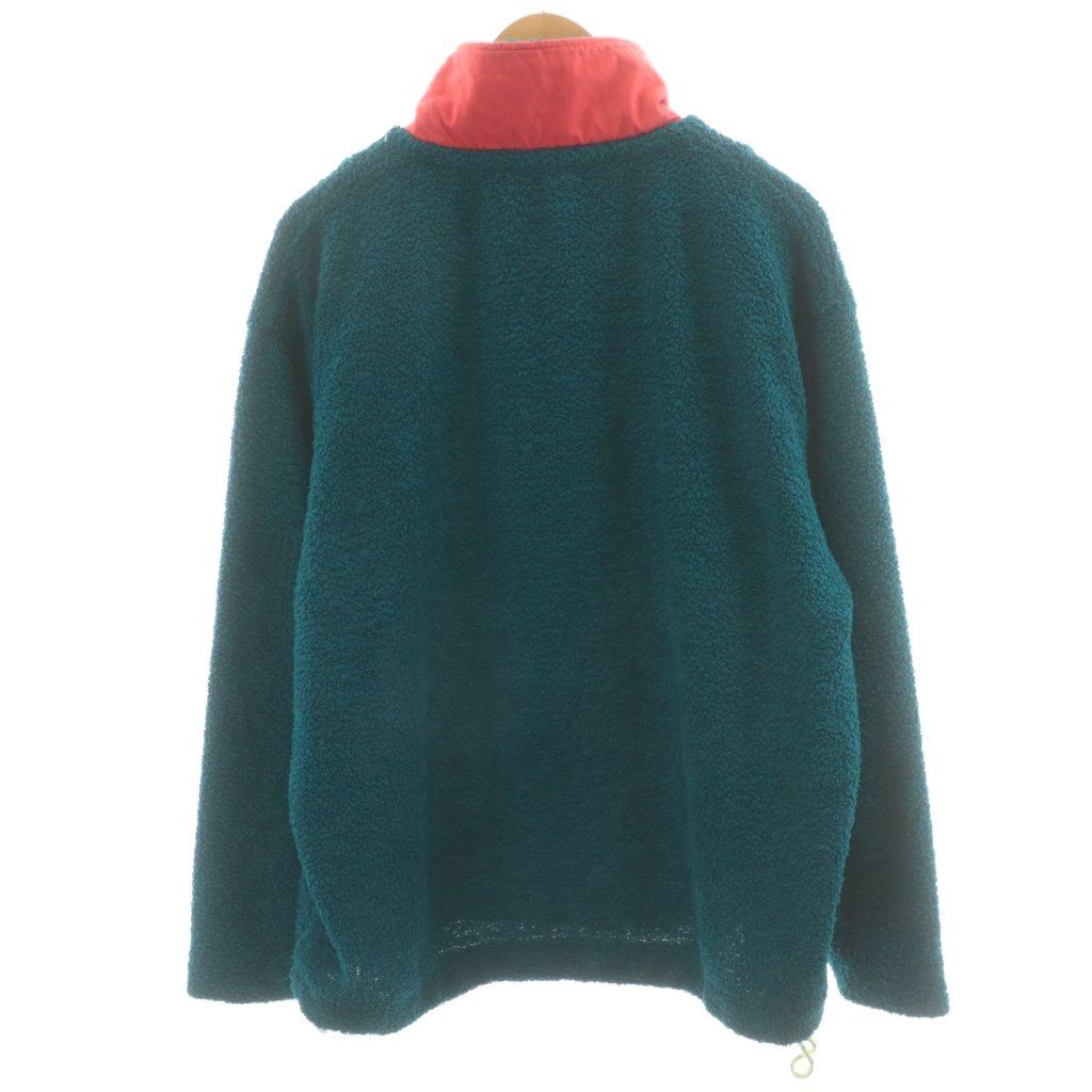 アクネ ストゥディオズ Acne Studios ボアフリースハーフジッププルオーバー ジャケット L 青 ブルー 赤 レッド FN-MN-SWEA000047 |AN51 AA