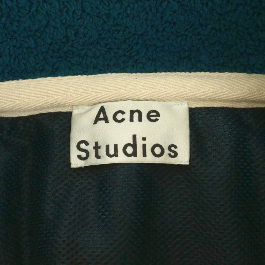 アクネ ストゥディオズ Acne Studios ボアフリースハーフジッププルオーバー ジャケット L 青 ブルー 赤 レッド FN-MN-SWEA000047 |AN51 AA KANDAIZUMI_COM