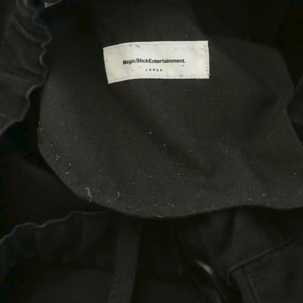 マジックスティック MAGIC STICK イージーパンツ ロゴ コットン L 黒  