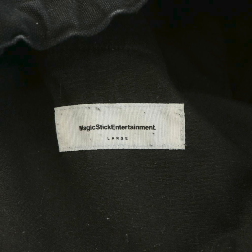 マジックスティック MAGIC STICK イージーパンツ ロゴ コットン L 黒  