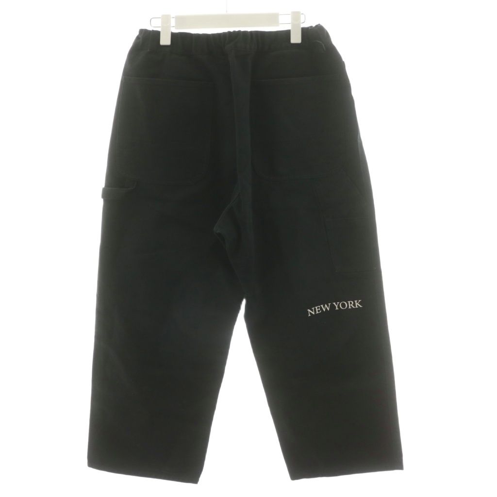 マジックスティック MAGIC STICK イージーパンツ ロゴ コットン L 黒  