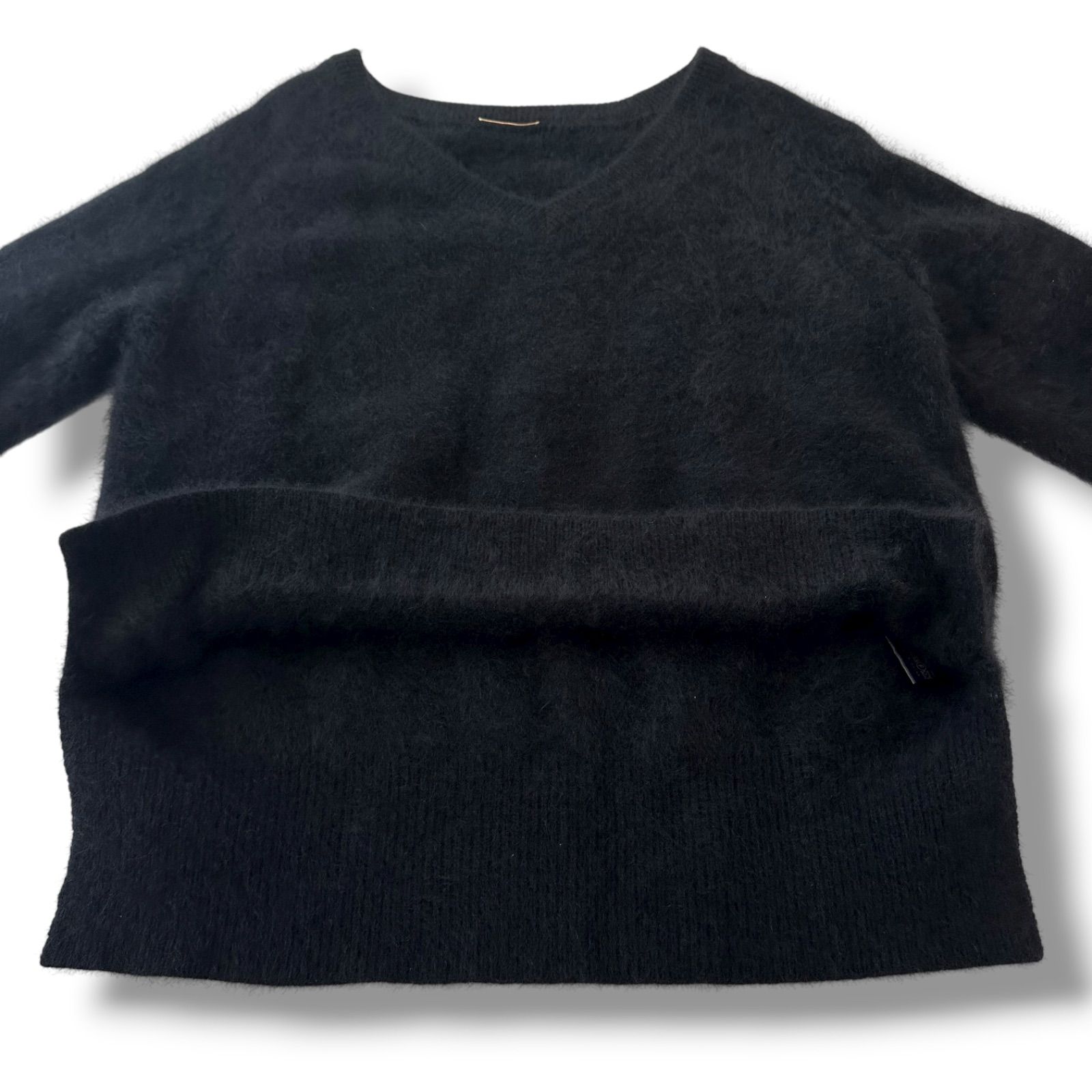 美品】ドゥーズィエムクラス Deuxieme Classe シャギー Vネック プル