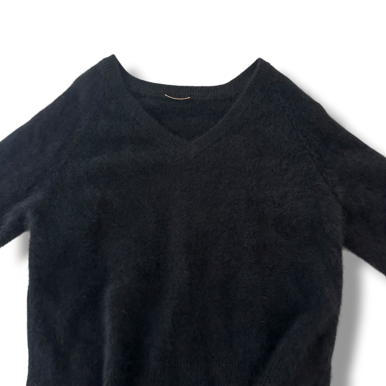 美品】ドゥーズィエムクラス Deuxieme Classe シャギー Vネック プル