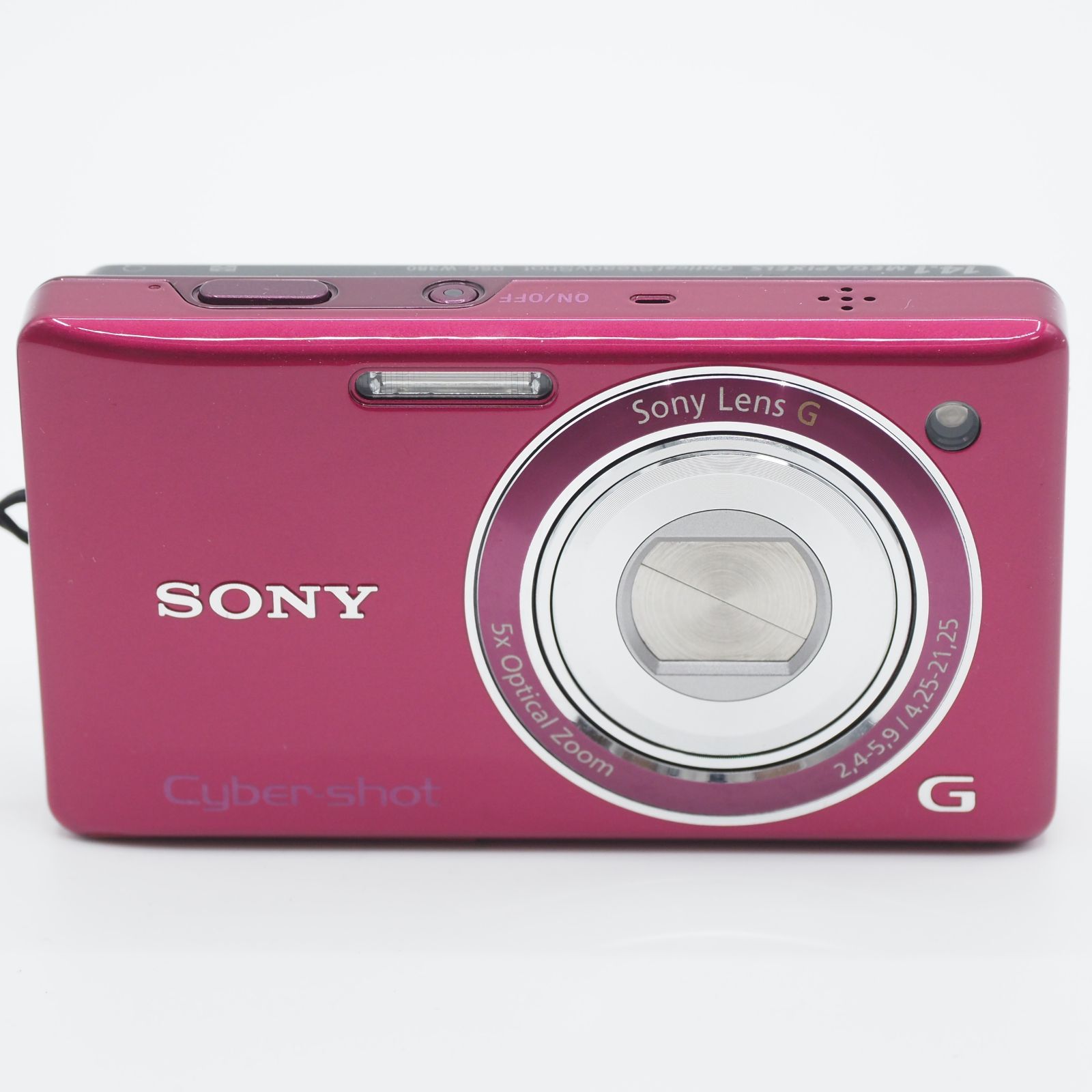 SONY デジタルカメラ W380 レッド Cyber-Shot 極上品 #2888