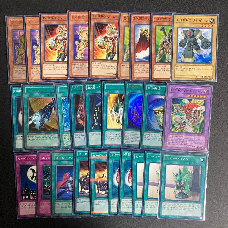 E・HERO エレメンタルヒーロー デッキパーツ まとめ売り 関連パーツ