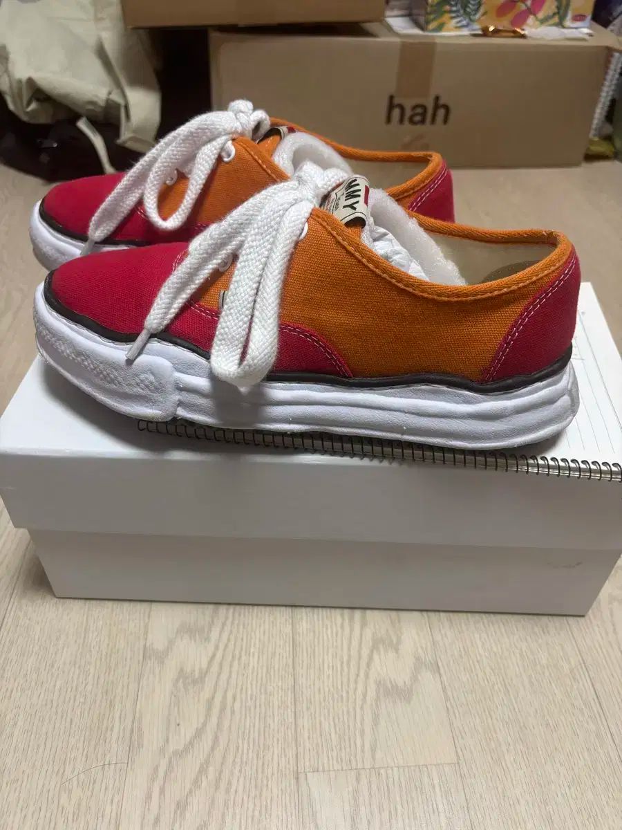 Maison MIHARA YASUHIRO メゾンミハラヤスヒロ ベイカー オレンジ レッド EU40