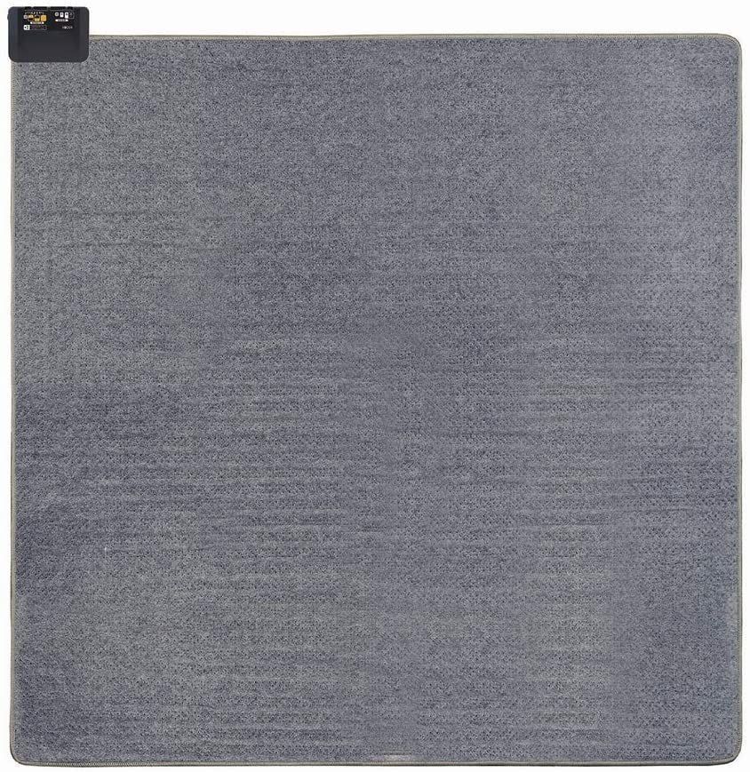 広電 KODEN 電気カーペット ホットカーペット 本体 176×176cm 2畳 グレー 小さく畳める 省エネ 暖房面切替 8hOFF スライド温度調節 ダニクリーン VWU201Hp