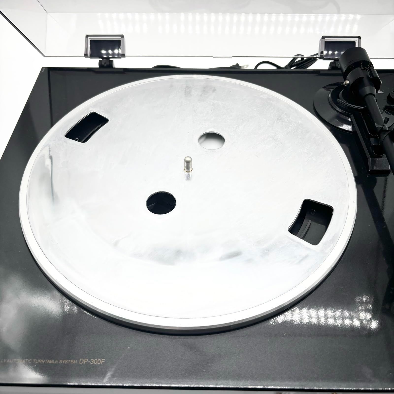 デノン Denon DP-300F アナログ レコードプレーヤー フォノイコライザー付 フルオート カートリッジ付属 ブラック DP-300FK 1598