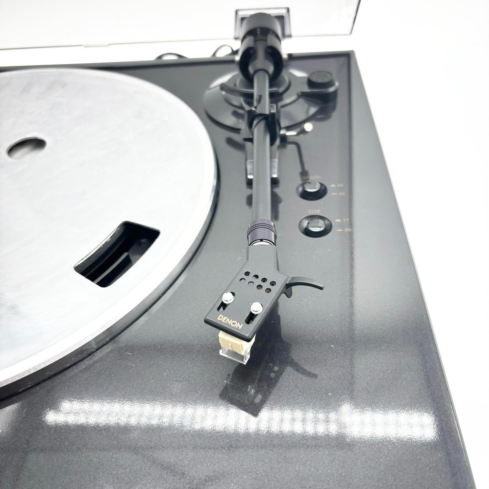  デノン Denon DP 300 F アナログ レコードプレーヤー フォノイコライザー付 フルオート カートリッジ付属 ブラック FK 1598 レコードプレーヤー本体 レコードプレーヤー