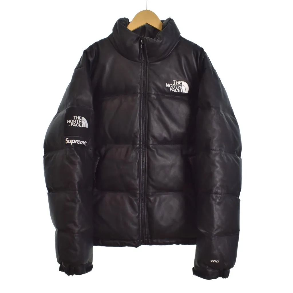 ノースフェイス× Supreme ヌプシオールレザーダウンジャケット Lサイズ 2025年最新】supreme north face ヌプシ レザーの人気アイテム - メルカリ