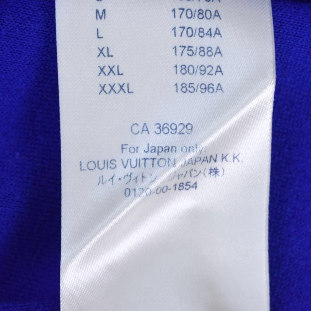 【中古】ルイヴィトン LOUIS VUITTON 21SS LVMインターシャ ニット セーター 半袖 M 青 ブルー RM211M ZLW HKN15W ルイヴィトン LOUIS VUITTON 21SS LVMインターシャ ニット セーター