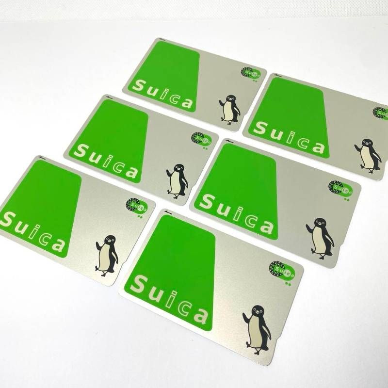 セット品】 suica スイカ 交通系ICカード 無記名6枚セット - メルカリ