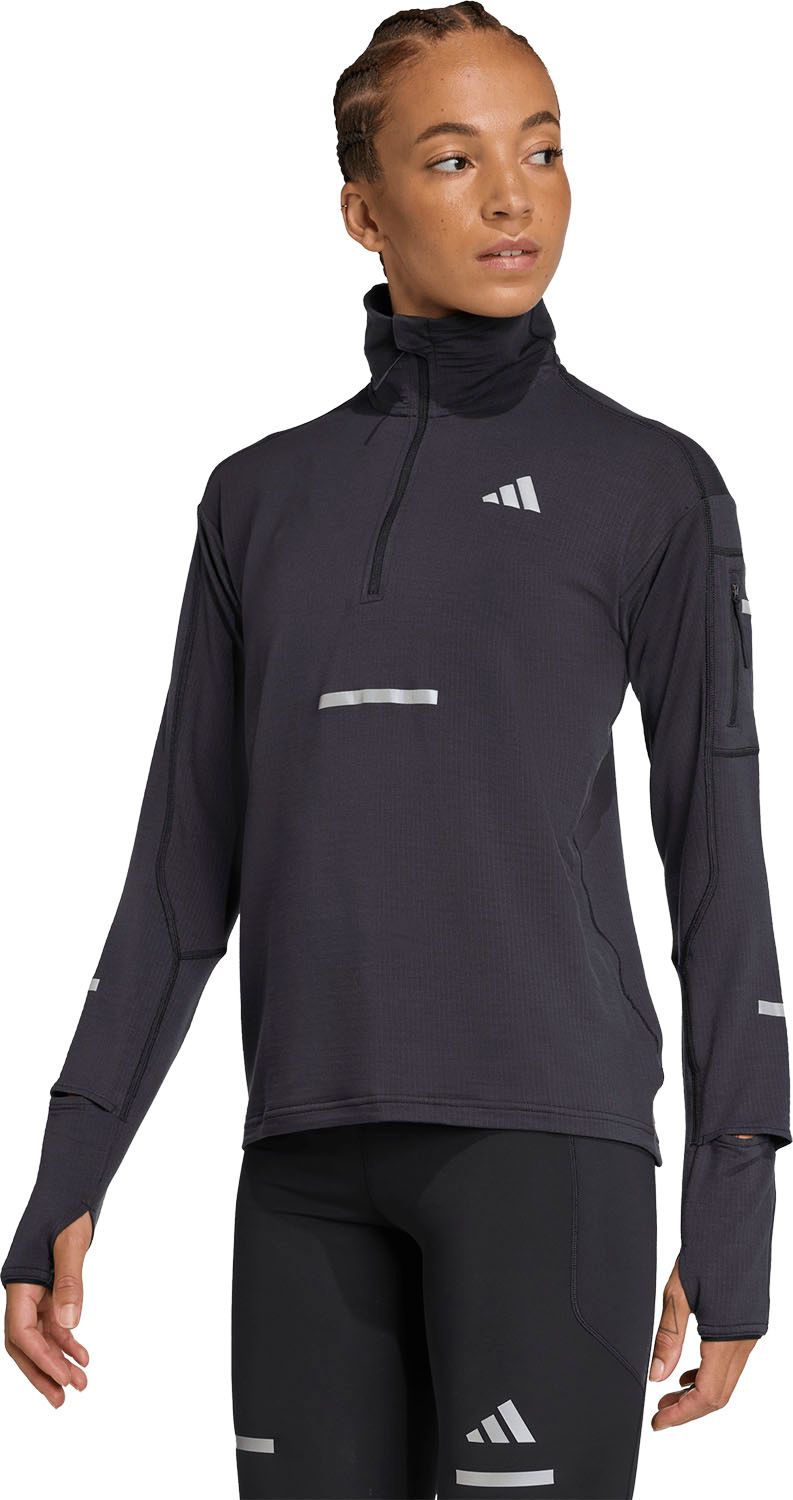 アディダス adidas アディ 365 ランニング クライマウォーム ハーフジップ KRD 86 JP 3842 ブラック