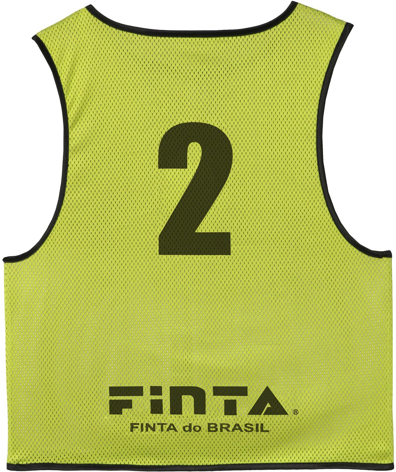 フィンタ FINTA サッカー 昇華 JR リバーシブルビブス 10 枚セット FT 3530 4171 イエローXレッド