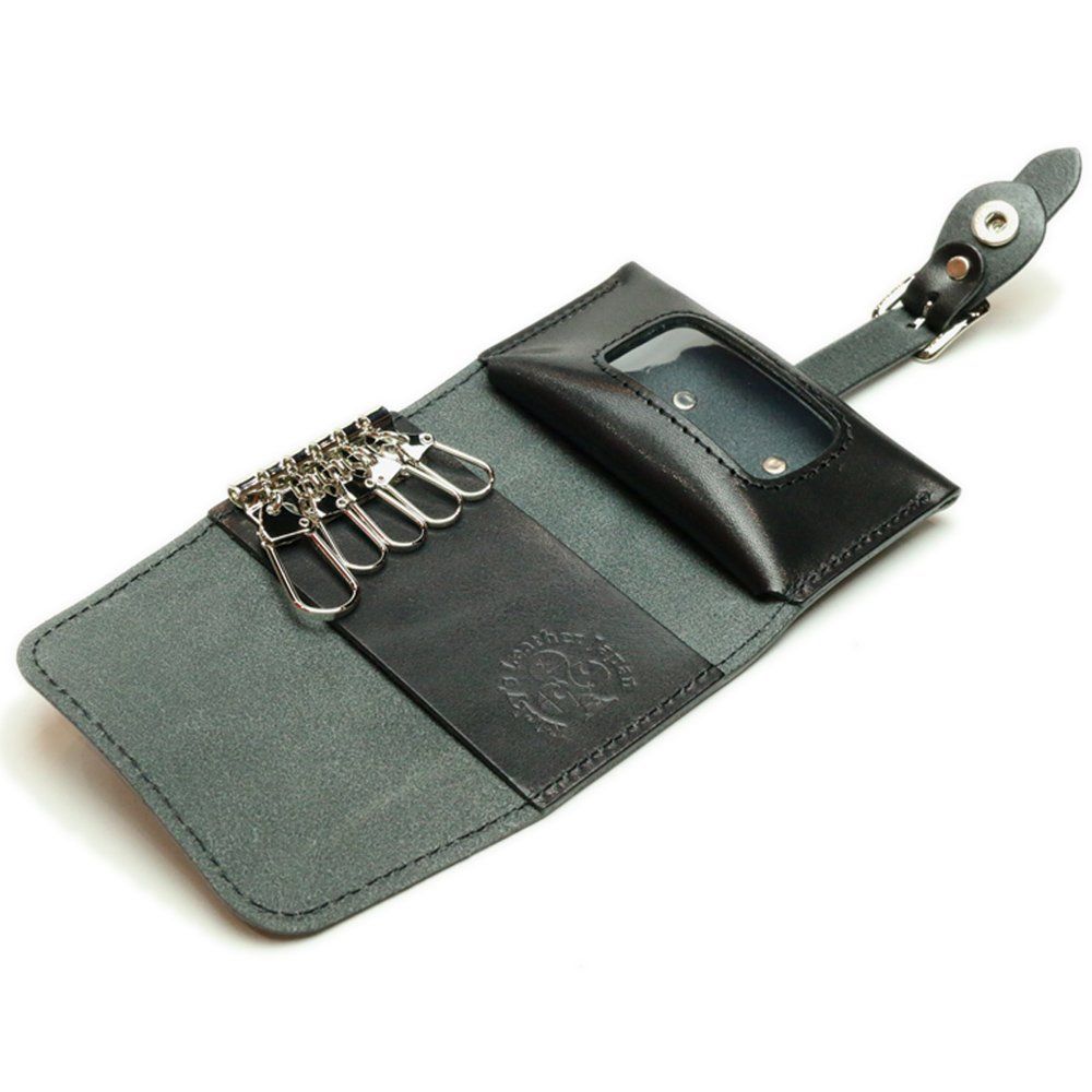 日産 トヨタ ホンダ 栃木レザー マツダ レザー スバル 革 ダイハツ 本革 スズキ ケース 三菱 キーレス リモコンキー mini リモコン ミニ スマートキー 鍵 全機種対応 家 ドアキー Ricky s YKKAP ブラック LIXIL