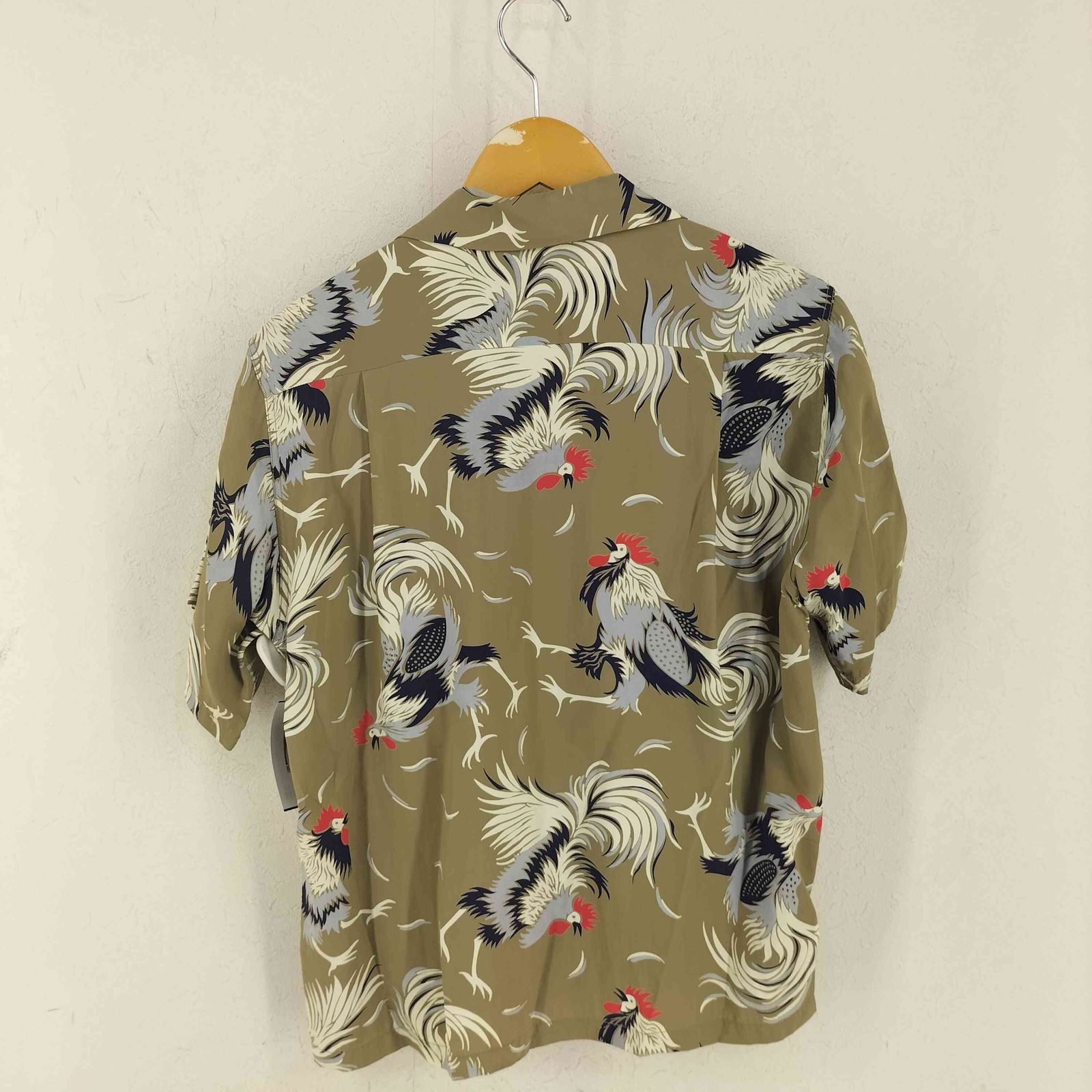 サンサーフ SUN SURF 鶏 レーヨン アロハシャツ メンズ import：S