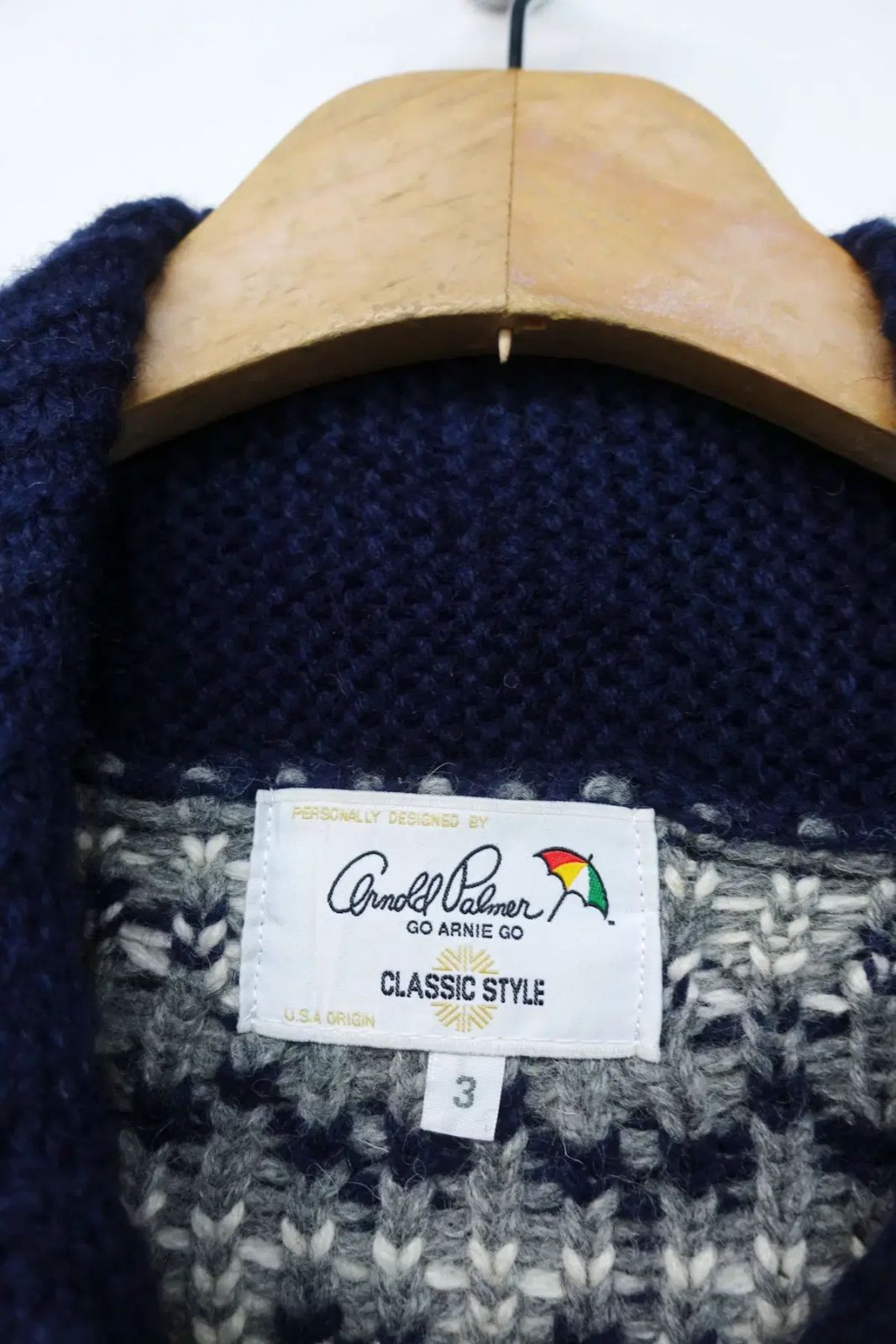 アーノルドパーマー 麻カーディガン