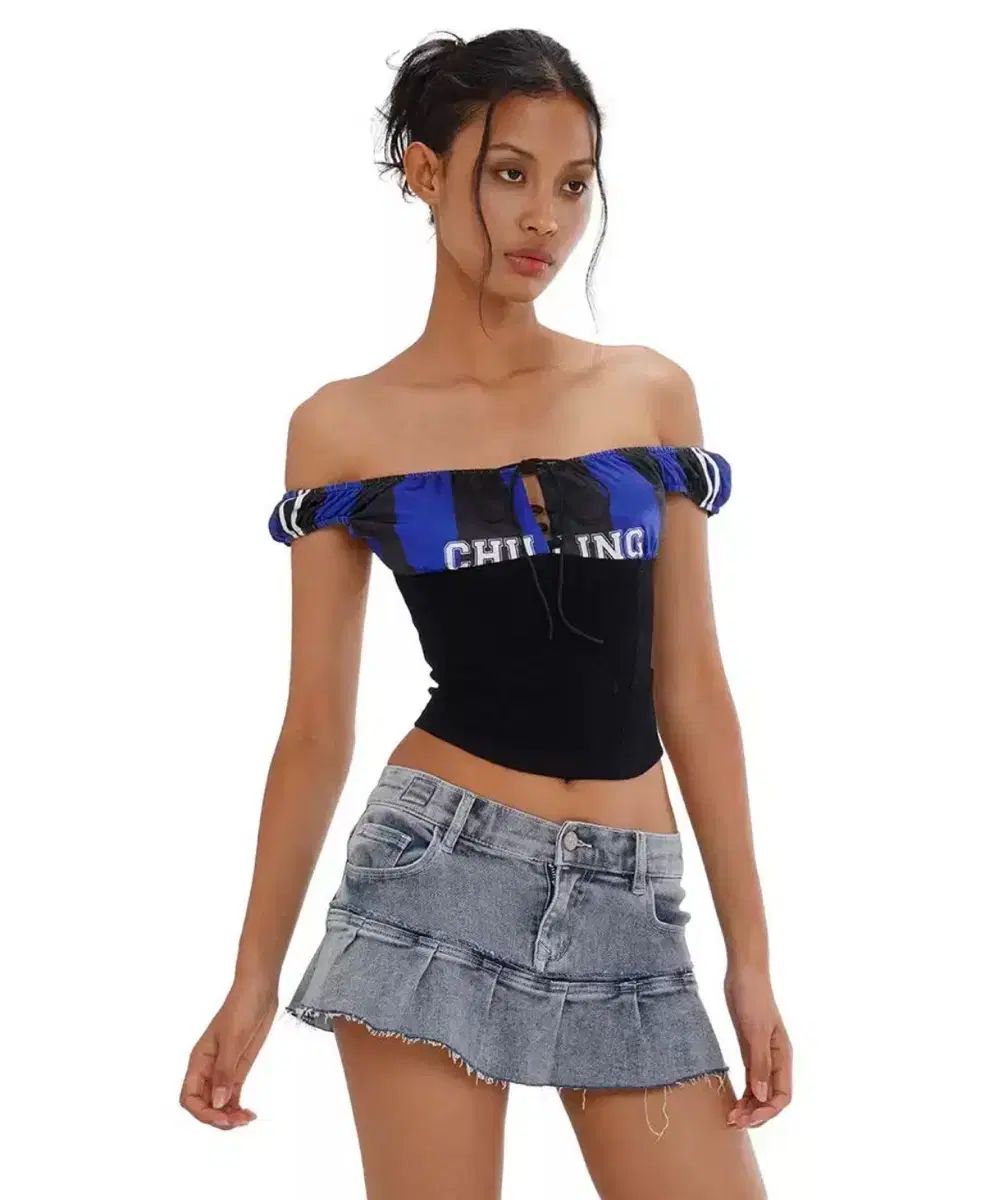  スイート SWEET Chilling Ver. スリムフィット スポーティー クロップドトップス Tシャツ 半袖(Tシャツ) Tシャツ カットソー