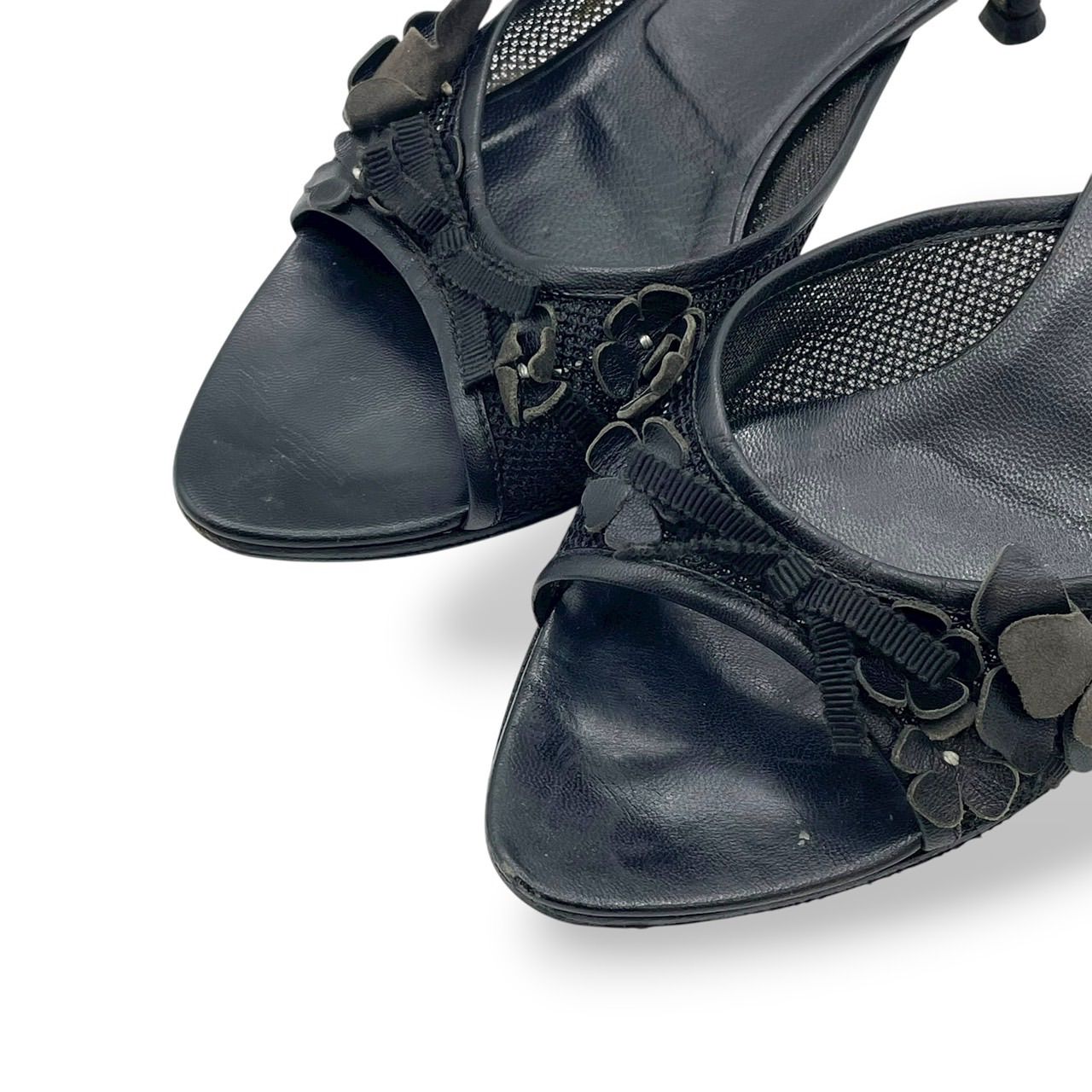 00s archive miu miu vintage ミュール サンダル 黒 ブラック - メルカリ